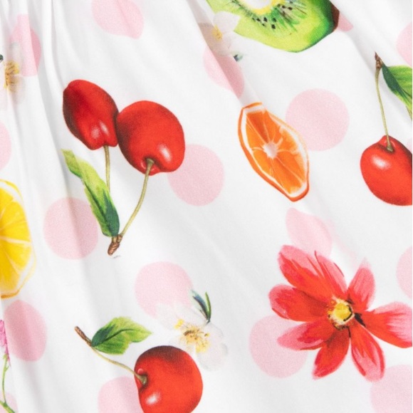 MonnaLisa Italy Fruit Print Skirt - Picture 3 of 12